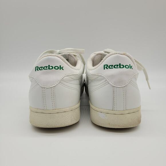 REEBOK Classic Club C-Wide Tennis Sneakers White/Green Style #6-21195 - Size 15 main image 4